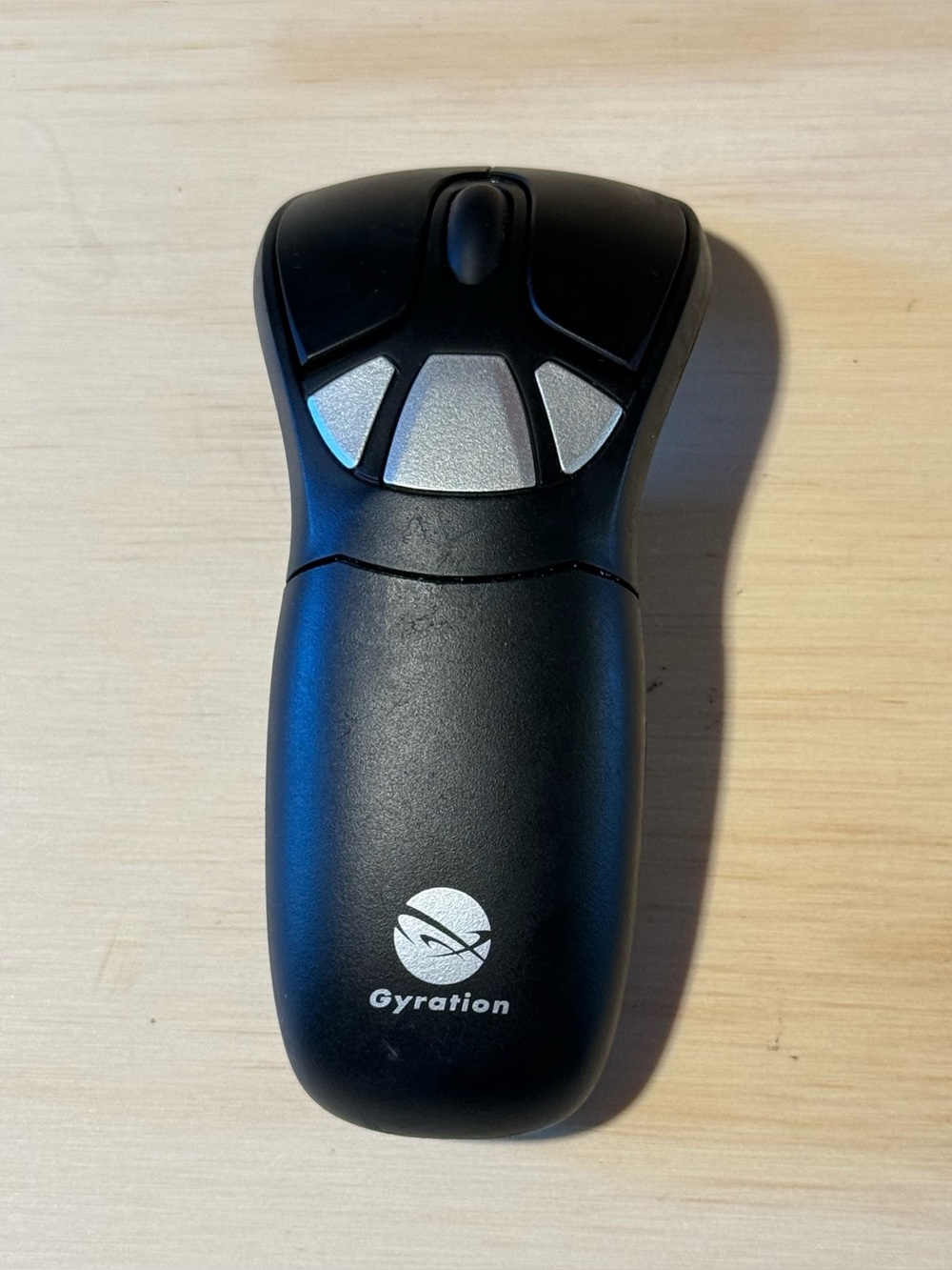 Gyration Go Plus AS04130-003 Black Wireless 2.4GHz Motion Sensor Laser Air Mouse